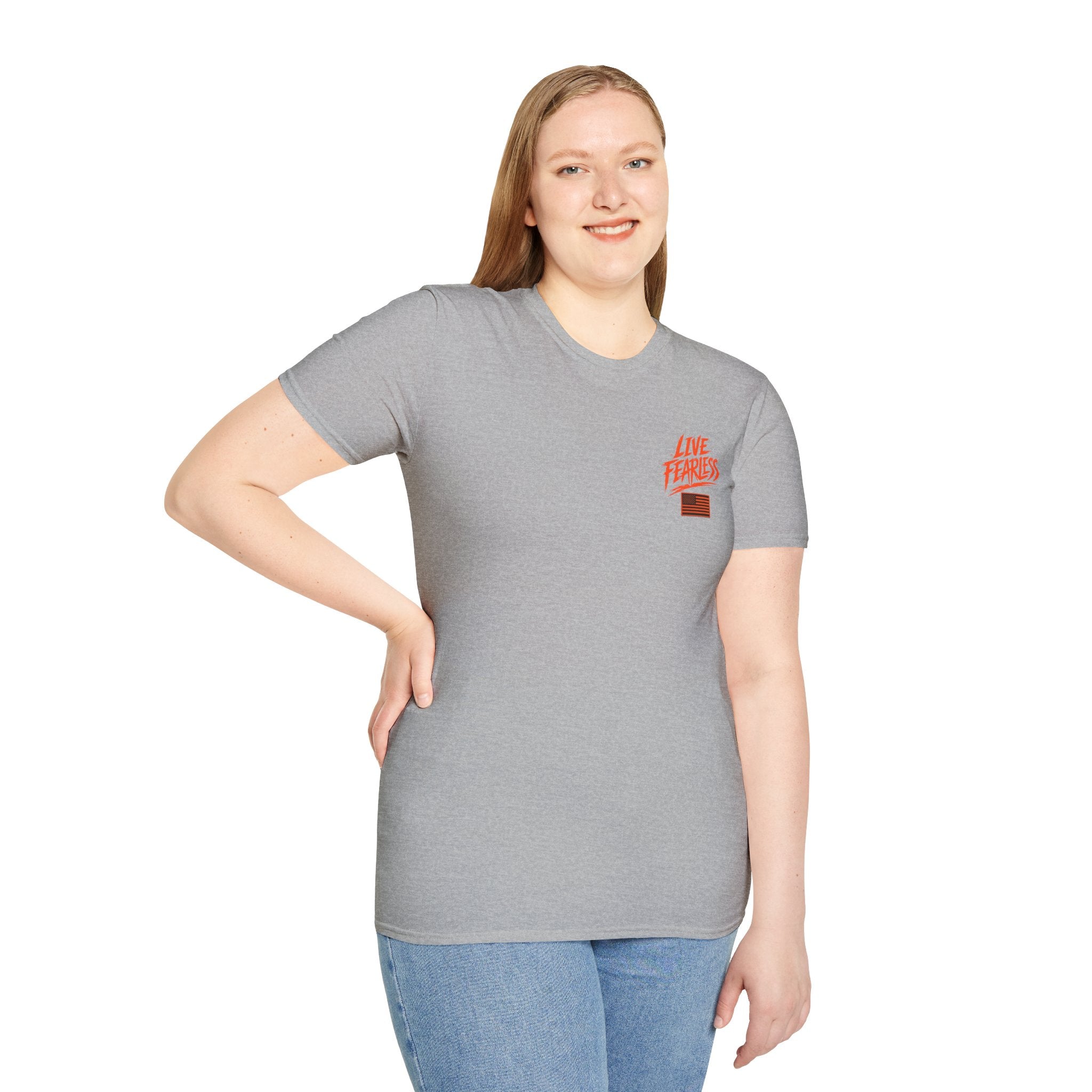 Live Fearless – Ancient Warrior Skull T-Shirt