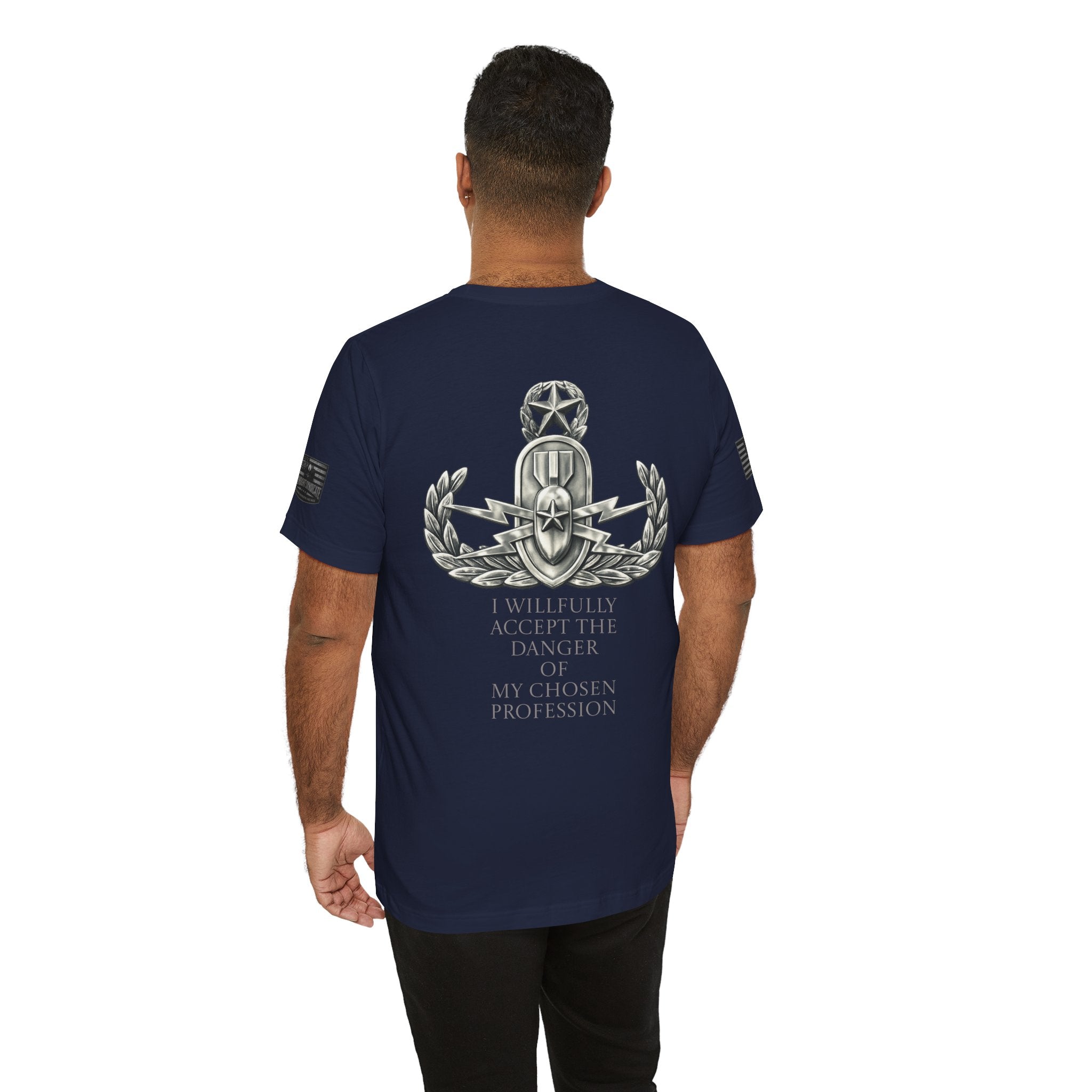US Navy Master EOD Tech T-Shirt | Patriotic Tee for Veterans, Adult (13 and up), unisex
