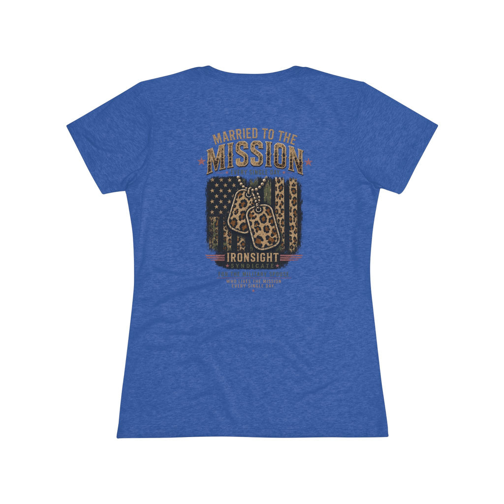 Married to the Mission Tee — Women's Military Spouse Graphic Shirt
