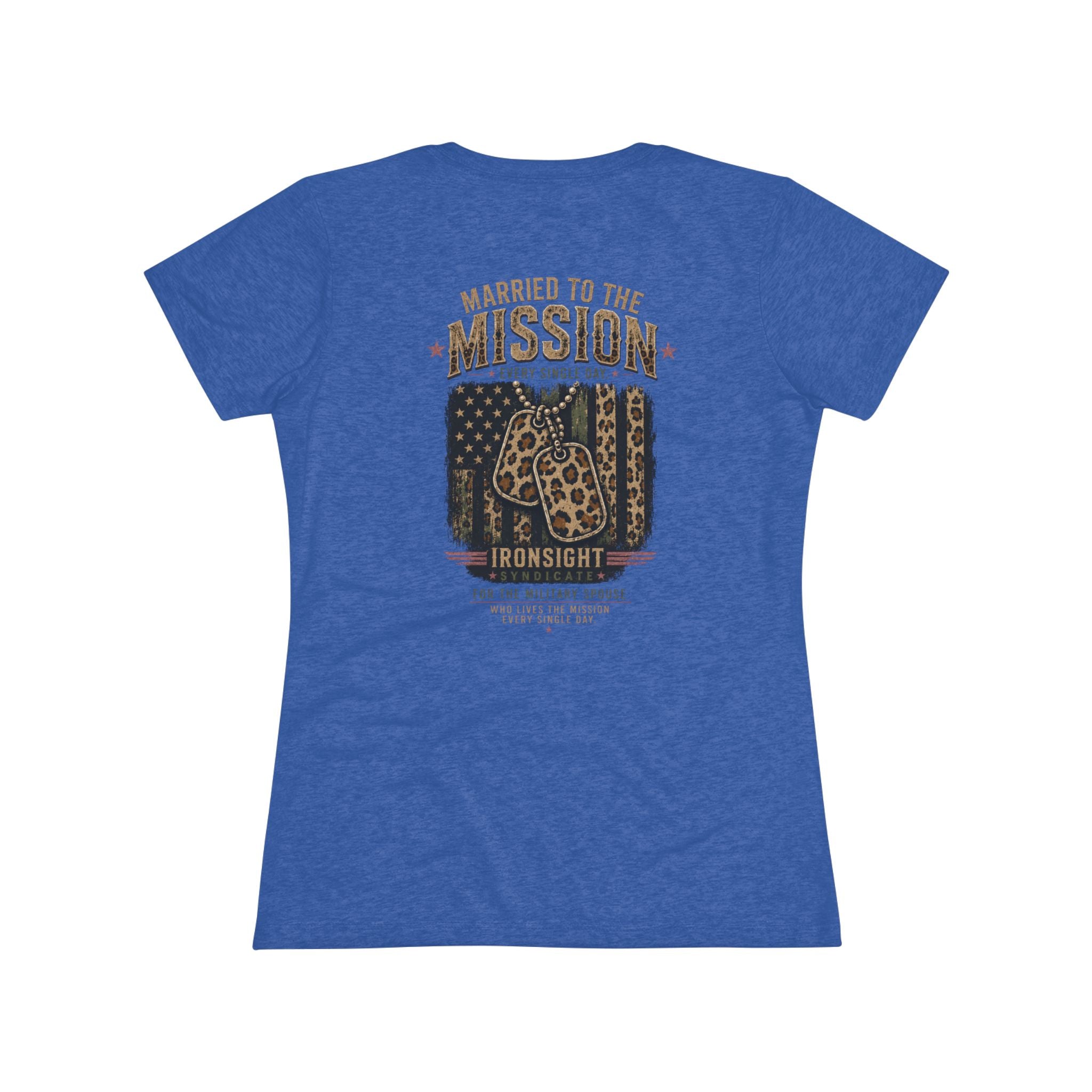 Married to the Mission Tee — Women's Military Spouse Graphic Shirt