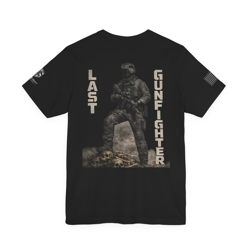 Last Gunfighter Infantry Inspired Patriotic T-Shirt | Ironsight Syndicate
