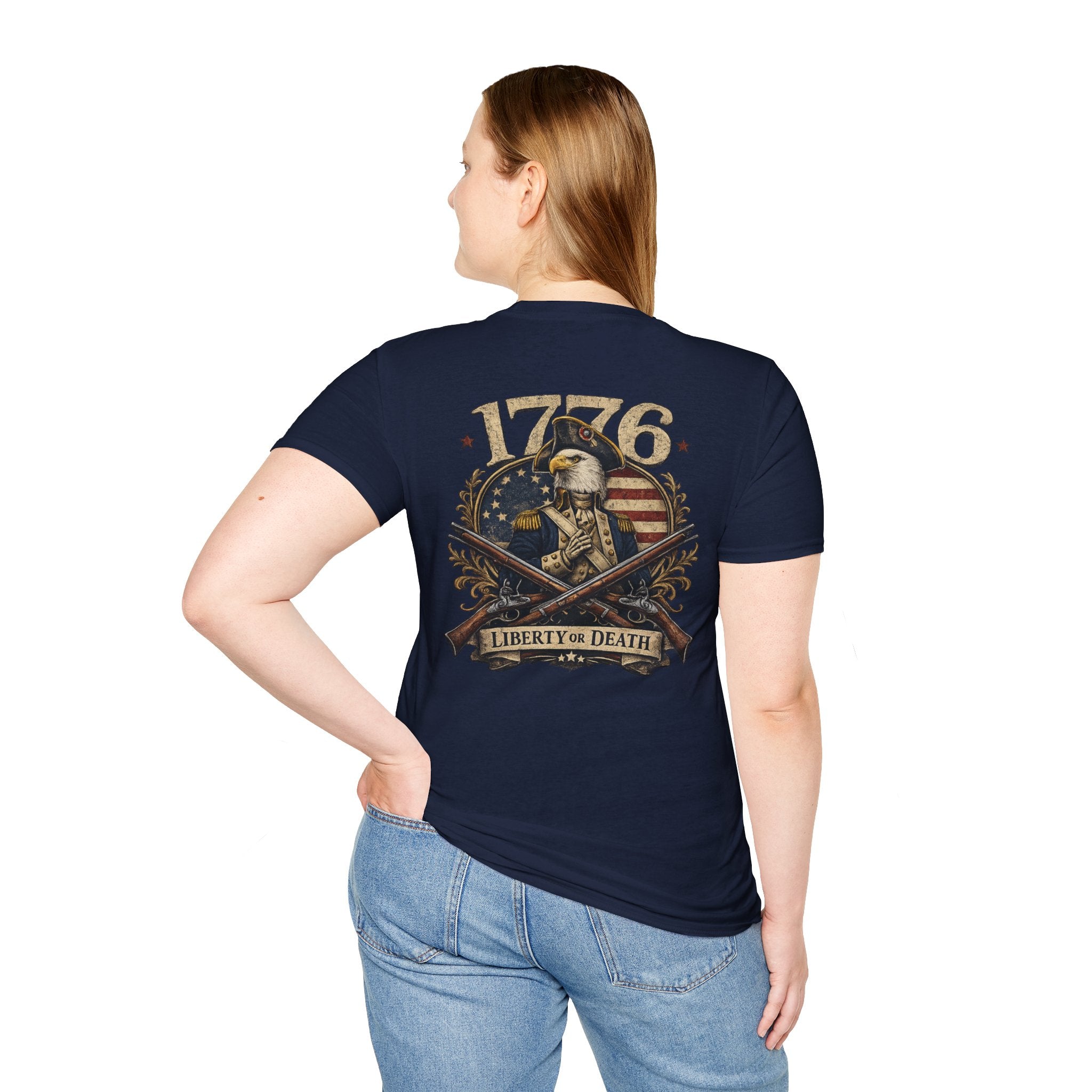 Bald Eagle 1776 Liberty or Death Tee