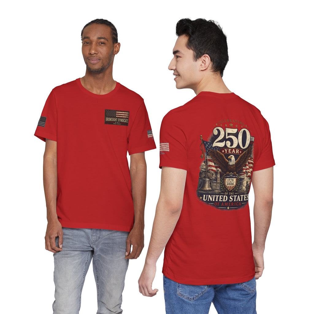 America 250th Anniversary T-Shirt | Patriotic Eagle & American Flag Shirt | 1776-2026 United States Tee