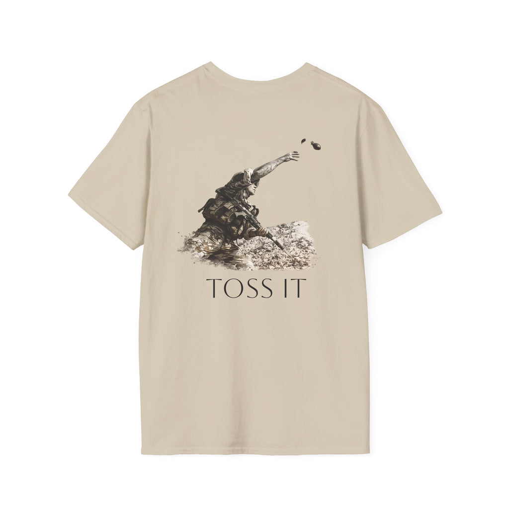 Toss It.  Funny Hand Grenade Tee