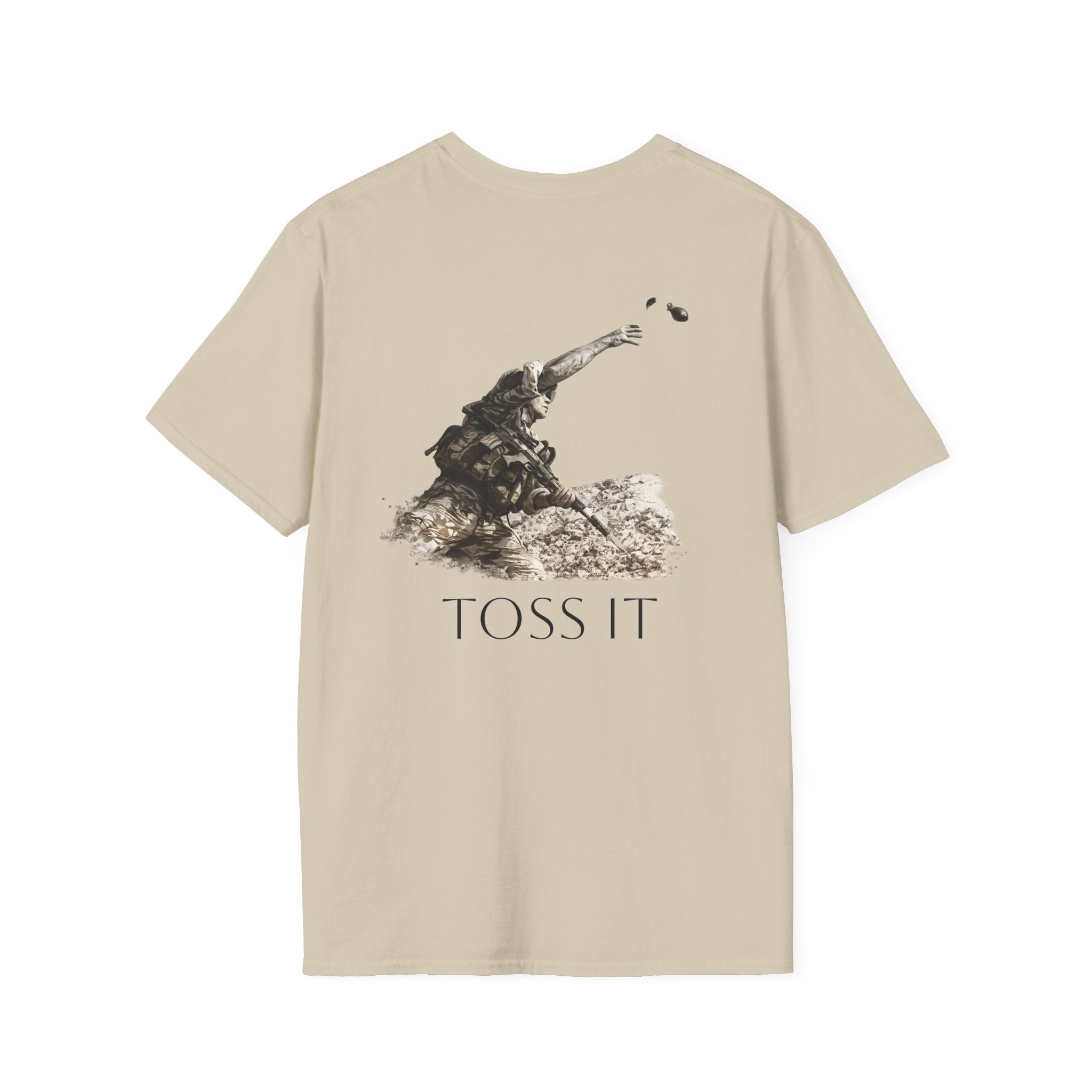 Toss It.  Funny Hand Grenade Tee