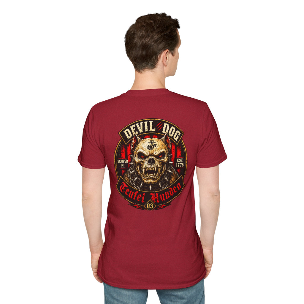Devil Dog, Teufel Hunden Marine Corps T-Shirt