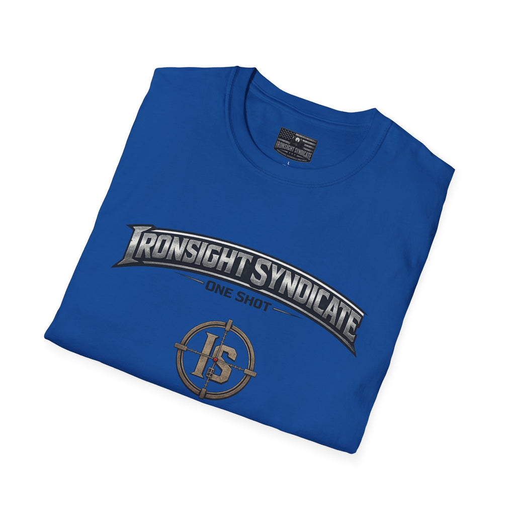 Red White and Blue Ironsight Syndicate T-Shirt, Adult (13 and up), unisex