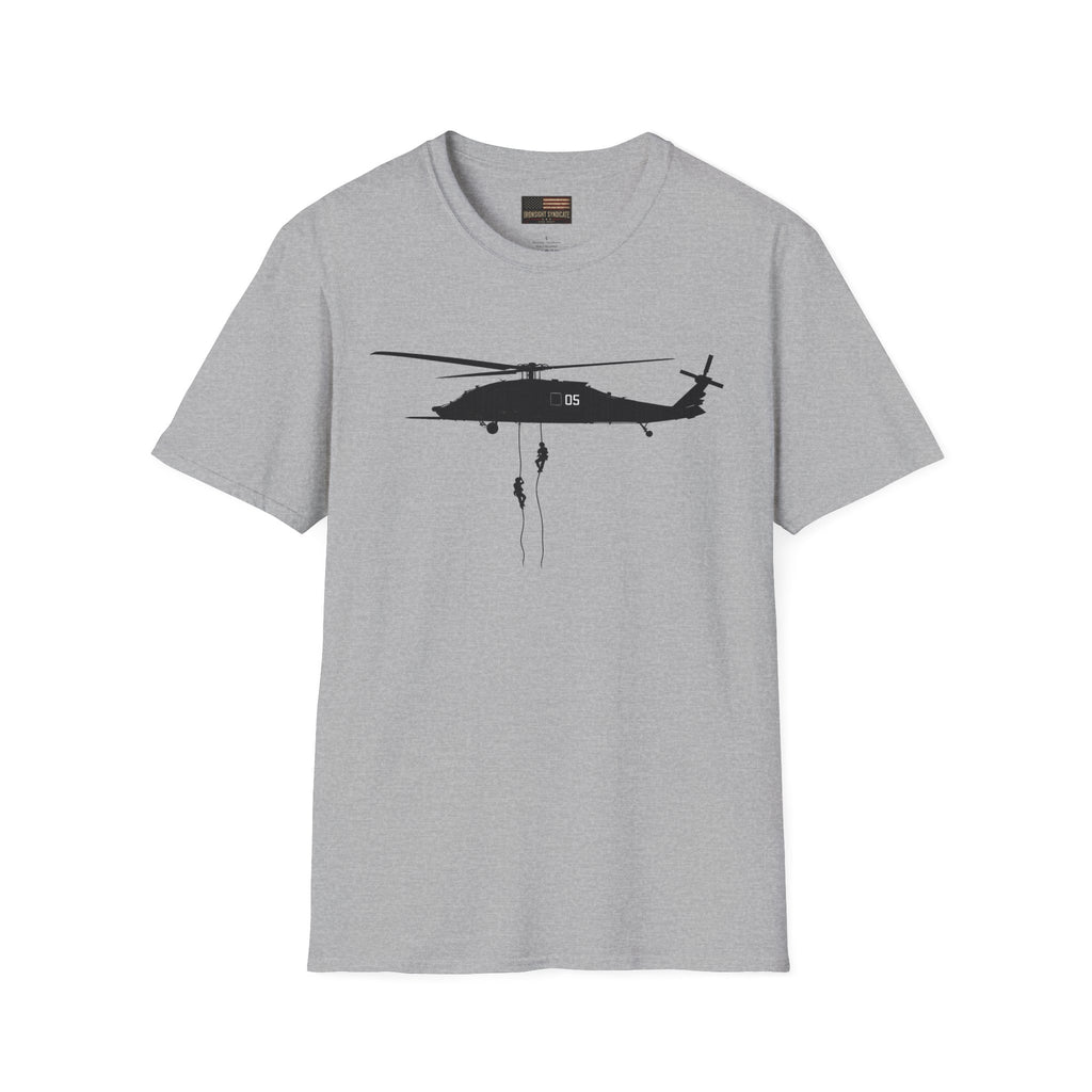 Fast Rope T‑Shirt — Military Silhouette Tee