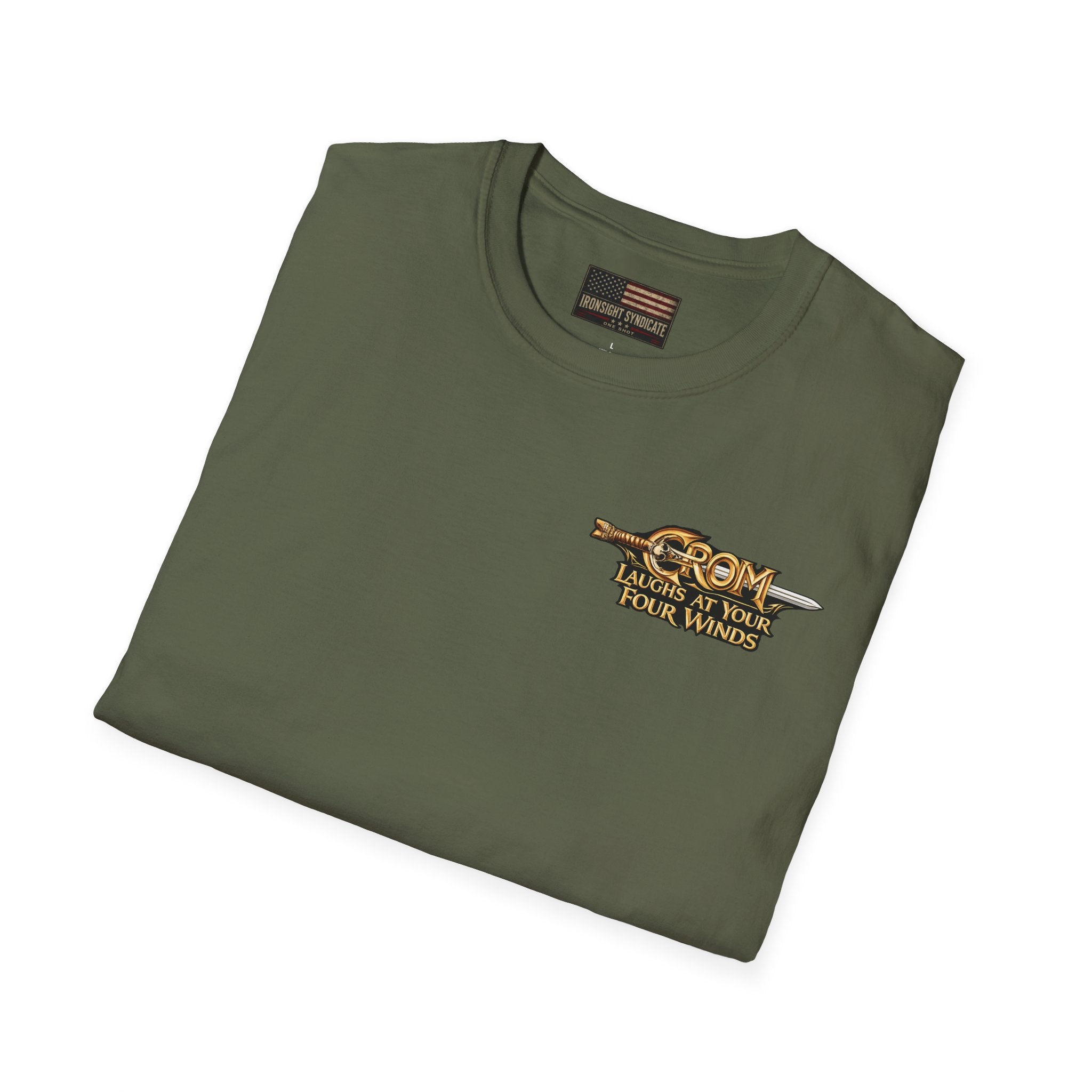 Crom Laughs at Your Four Winds- Conan the Barbarian Inspired T-shirt