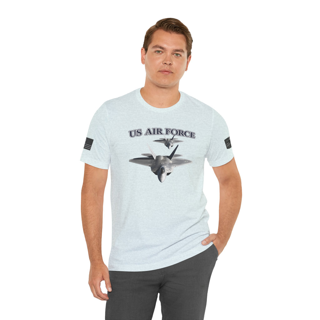 F-22 Raptor USAF Stealth Fighter Jet Graphic Tee – Premium Air Force Pride T-Shirt for Veterans & Active Duty