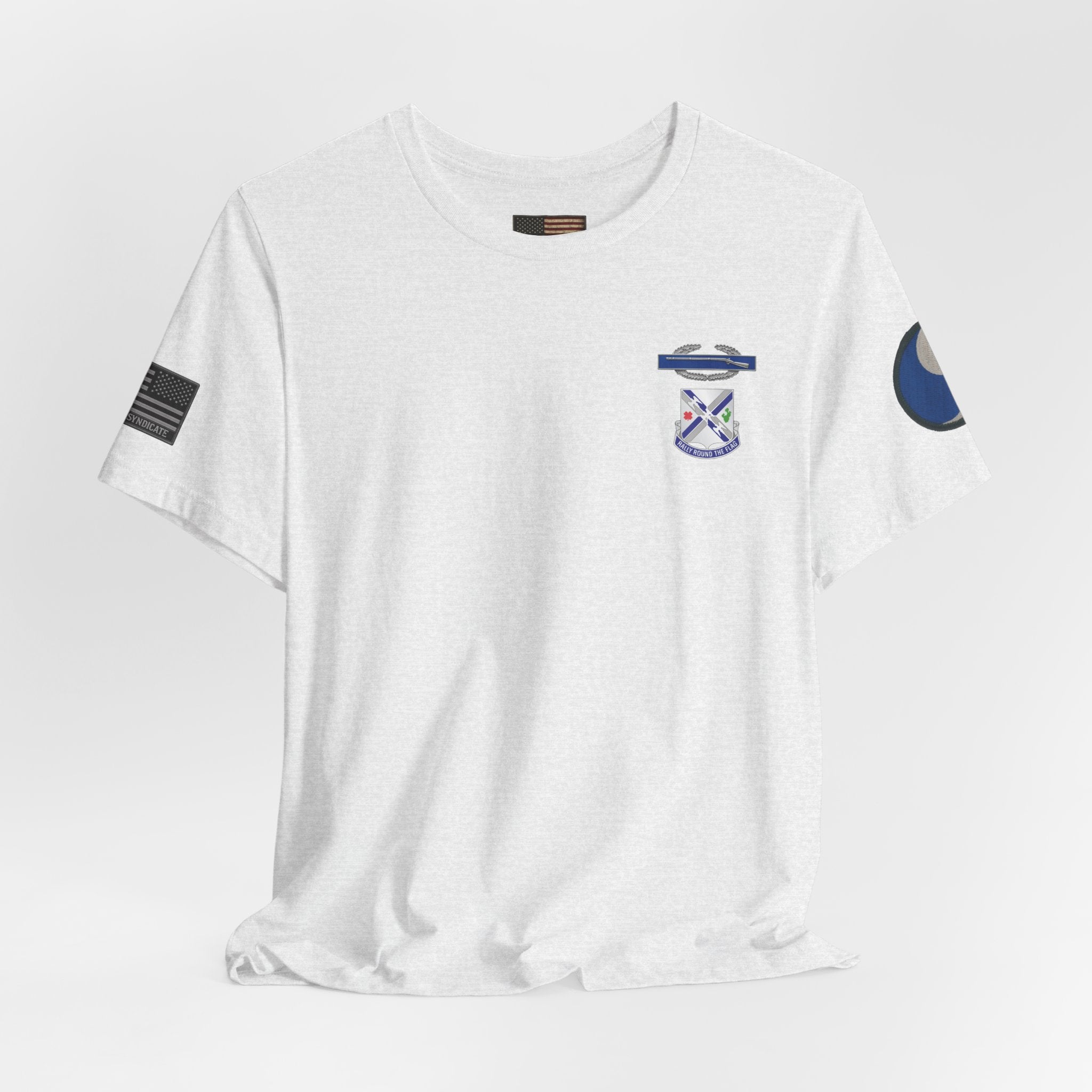 29th Infantry Division 1-115th Infantry Regiment T-Shirt | Patriotic Military Graphic Tee for Veterans & Patriots, Adult (13 and up), unisex