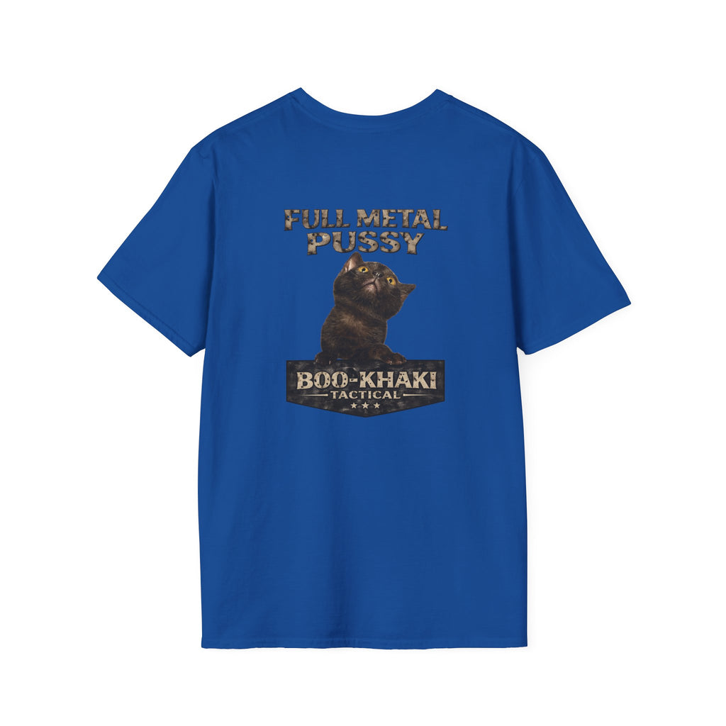 Full Metal Cat T-Shirt – Boo-Khaki Tactical Graphic Tee
