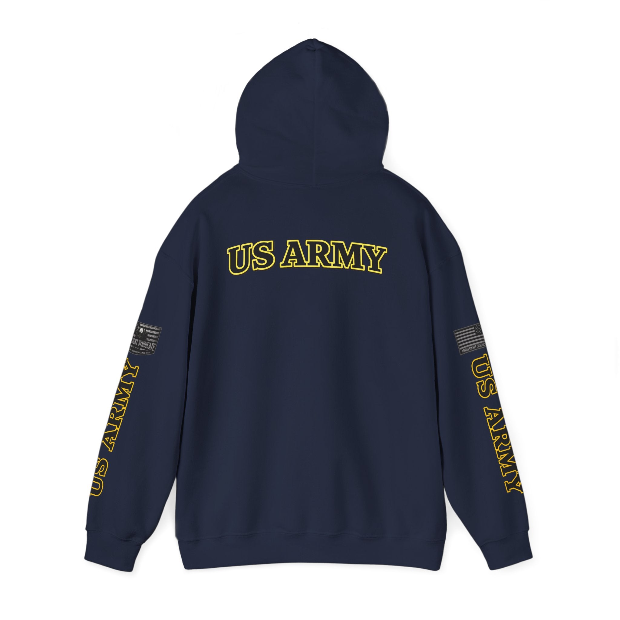 US Army Veteran Crest Graphic Hoodie – Premium Heavyweight Military Pride Sweatshirt