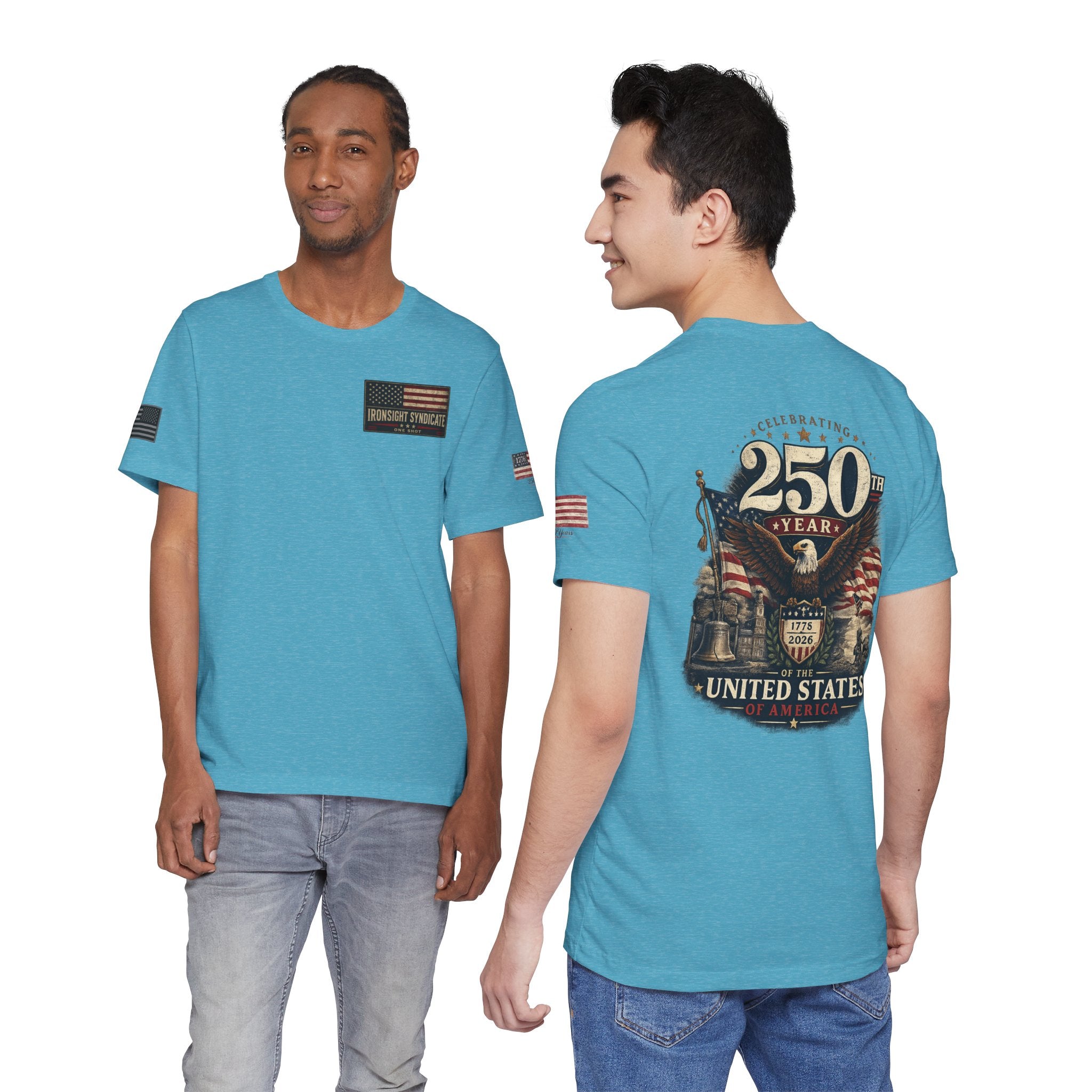 America 250th Anniversary T-Shirt | Patriotic Eagle & American Flag Shirt | 1776-2026 United States Tee
