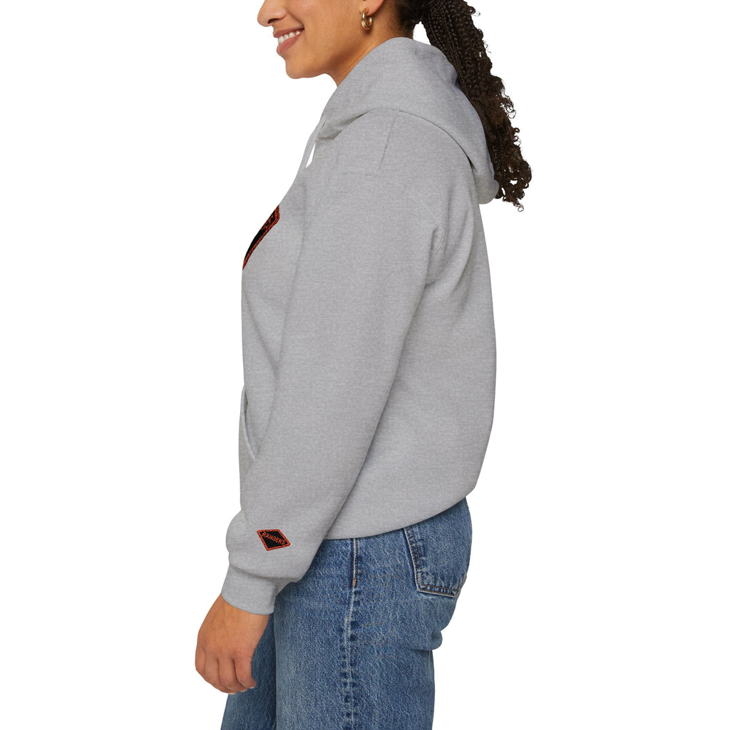 Vintage Army Ranger Embroidered Hooded Sweatshirt