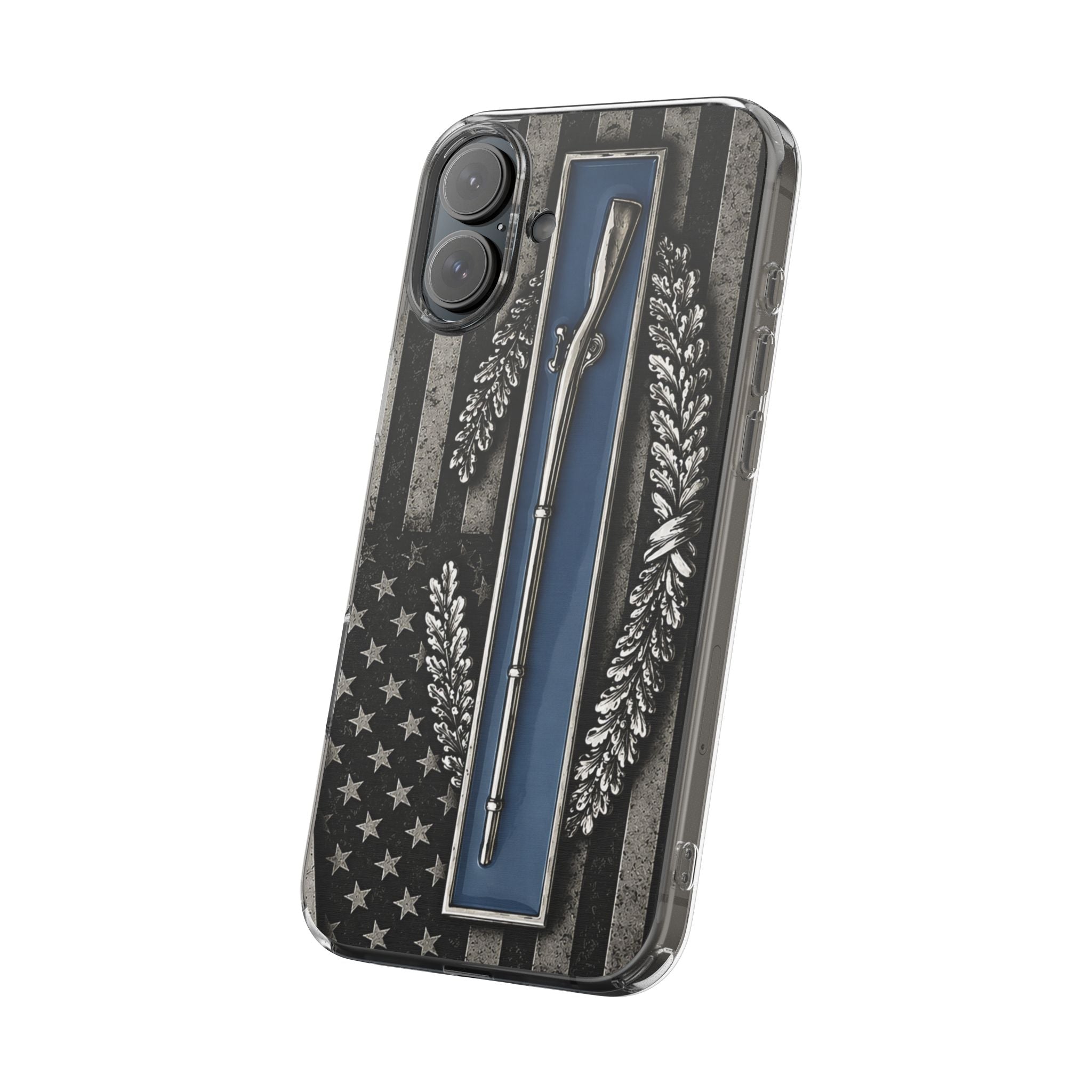 Combat Infantryman Badge Clear Impact-Resistant Phone Case