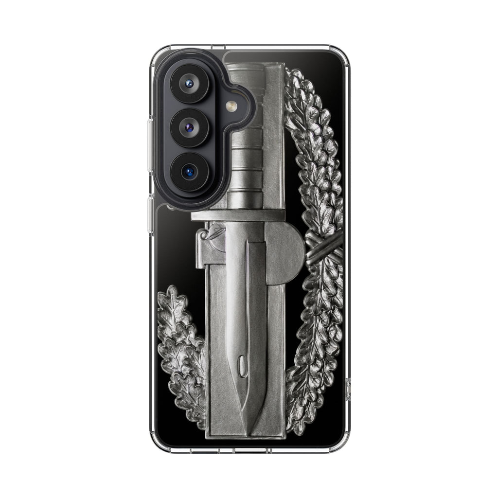Army Combat Action Badge Clear Impact-Resistant Phone Case