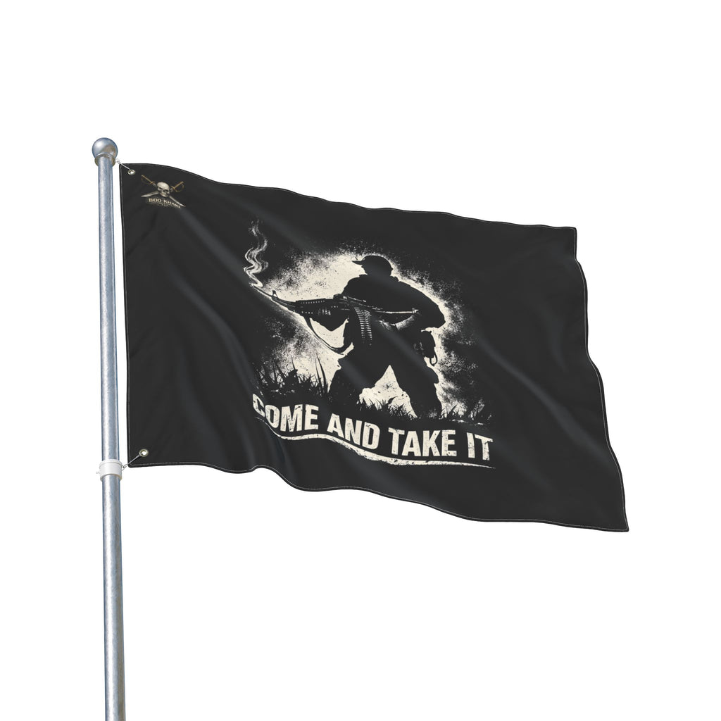 Come and Take It, Battle of Gonzalez, TX Flag — | Patriotic War Banner for Veterans & Patriots