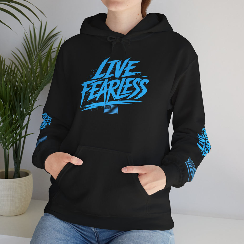 Live Fearless Hoodie | Premium Heavy Weight-Military-Inspired Patriotic Hoodie | Ironsight Syndicate