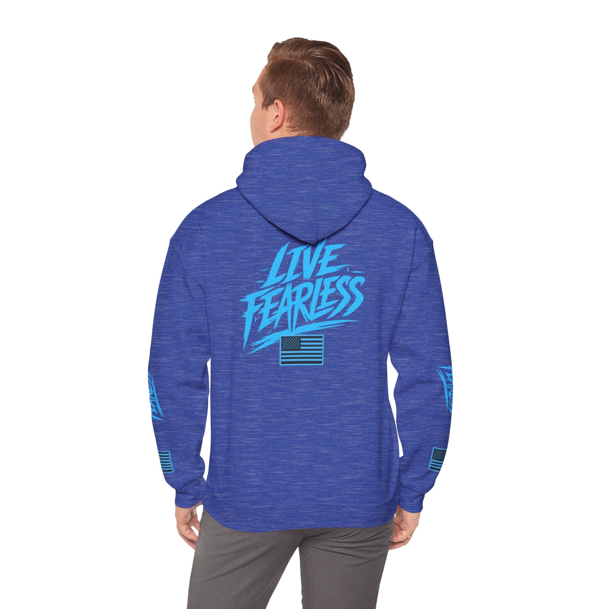 Live Fearless Hoodie | Premium Heavy Weight-Military-Inspired Patriotic Hoodie | Ironsight Syndicate