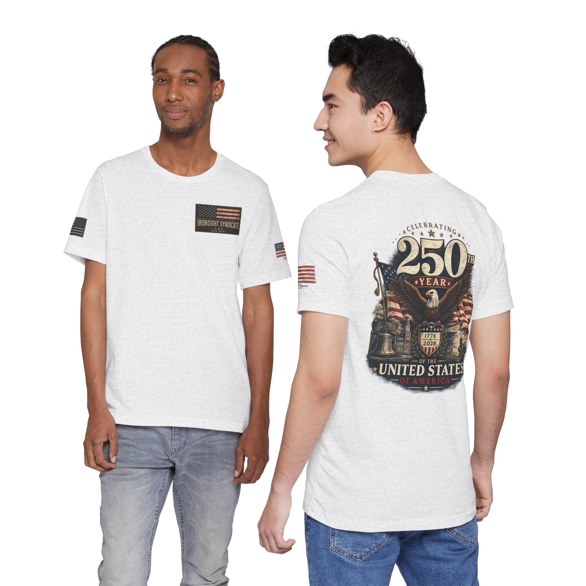 America 250th Anniversary T-Shirt | Patriotic Eagle & American Flag Shirt | 1776-2026 United States Tee