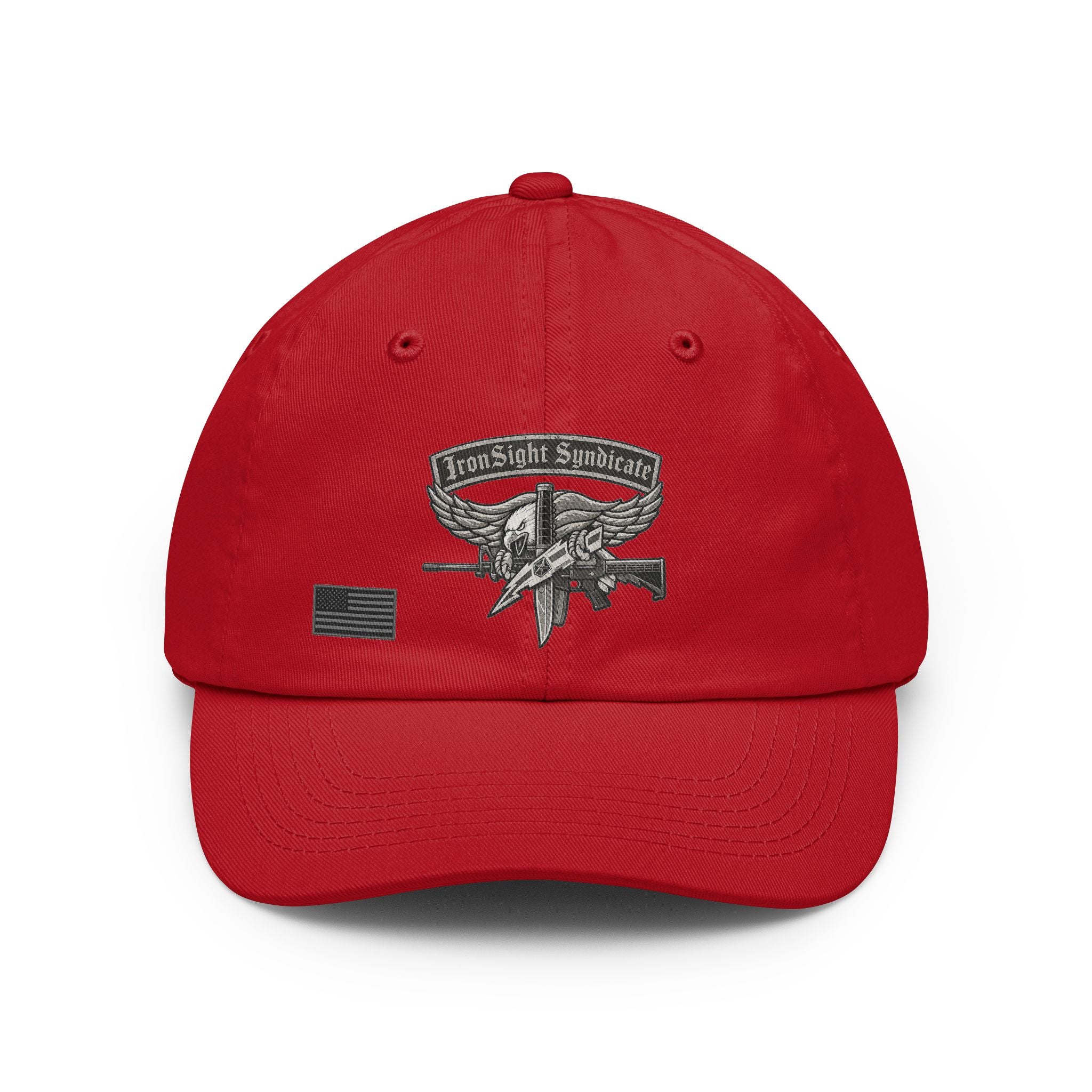 SWAT Eagle Law Enforcement Dad Hat - Red | Ironsight Syndicate