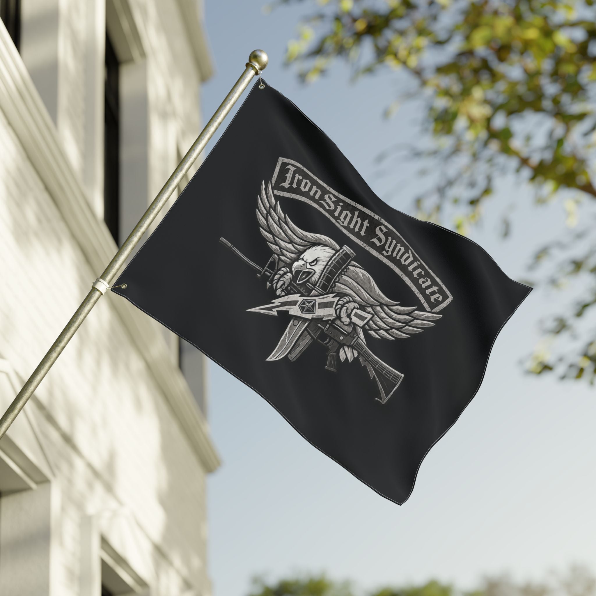 Double Sided SWAT Eagle Flag