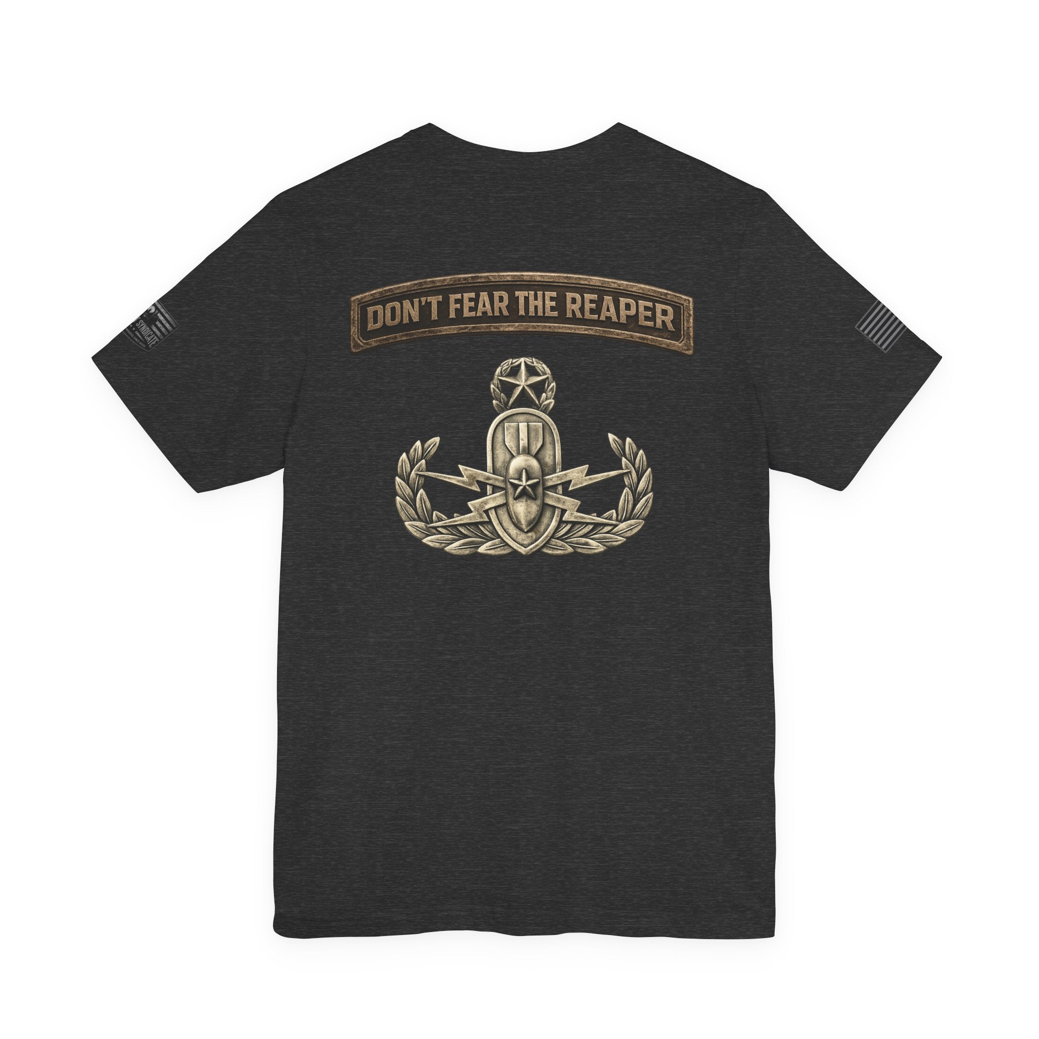 Master EOD Tech Reaper T-Shirt | Patriotic Tee for Veterans, Adult (13 and up), unisex