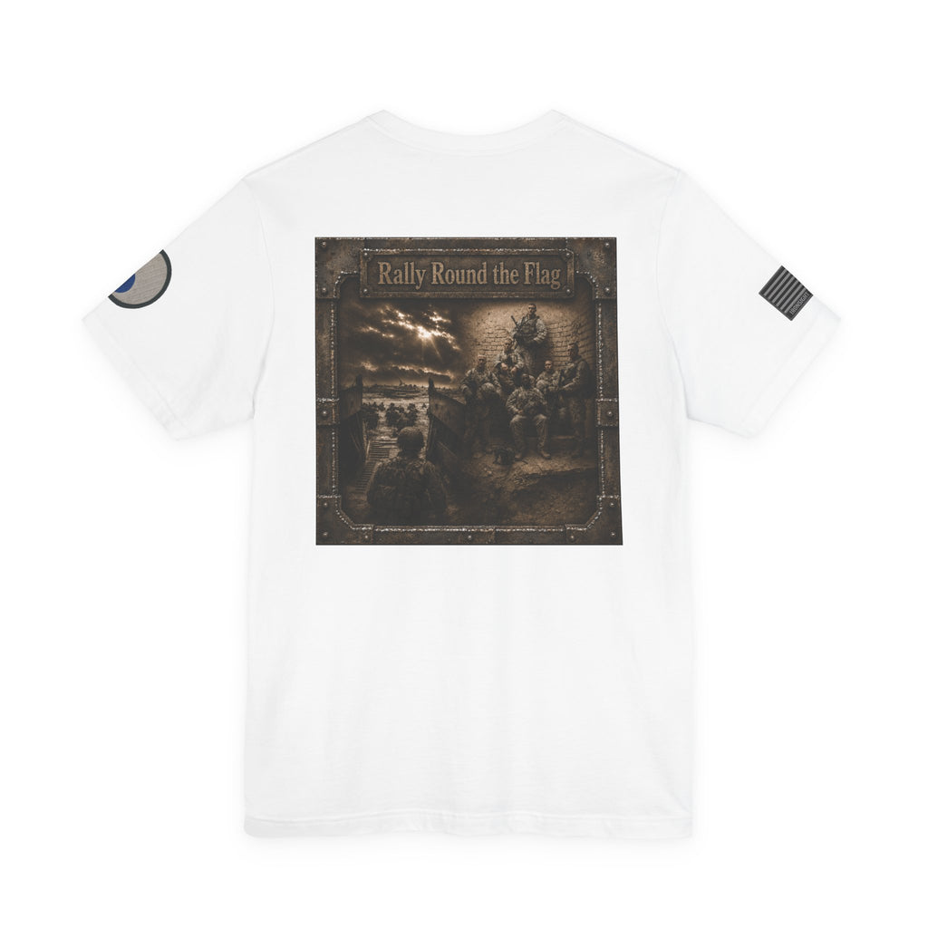29th Infantry Division 1-115th Infantry Regiment T-Shirt | Patriotic Military Graphic Tee for Veterans & Patriots, Adult (13 and up), unisex