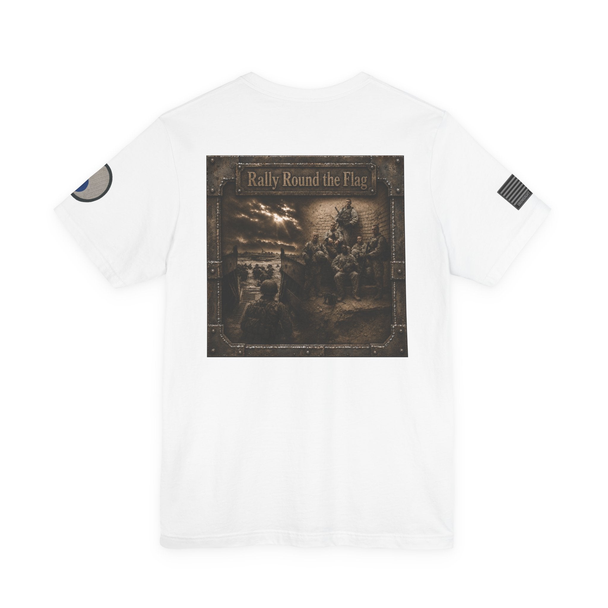 29th Infantry Division 1-115th Infantry Regiment T-Shirt | Patriotic Military Graphic Tee for Veterans & Patriots, Adult (13 and up), unisex