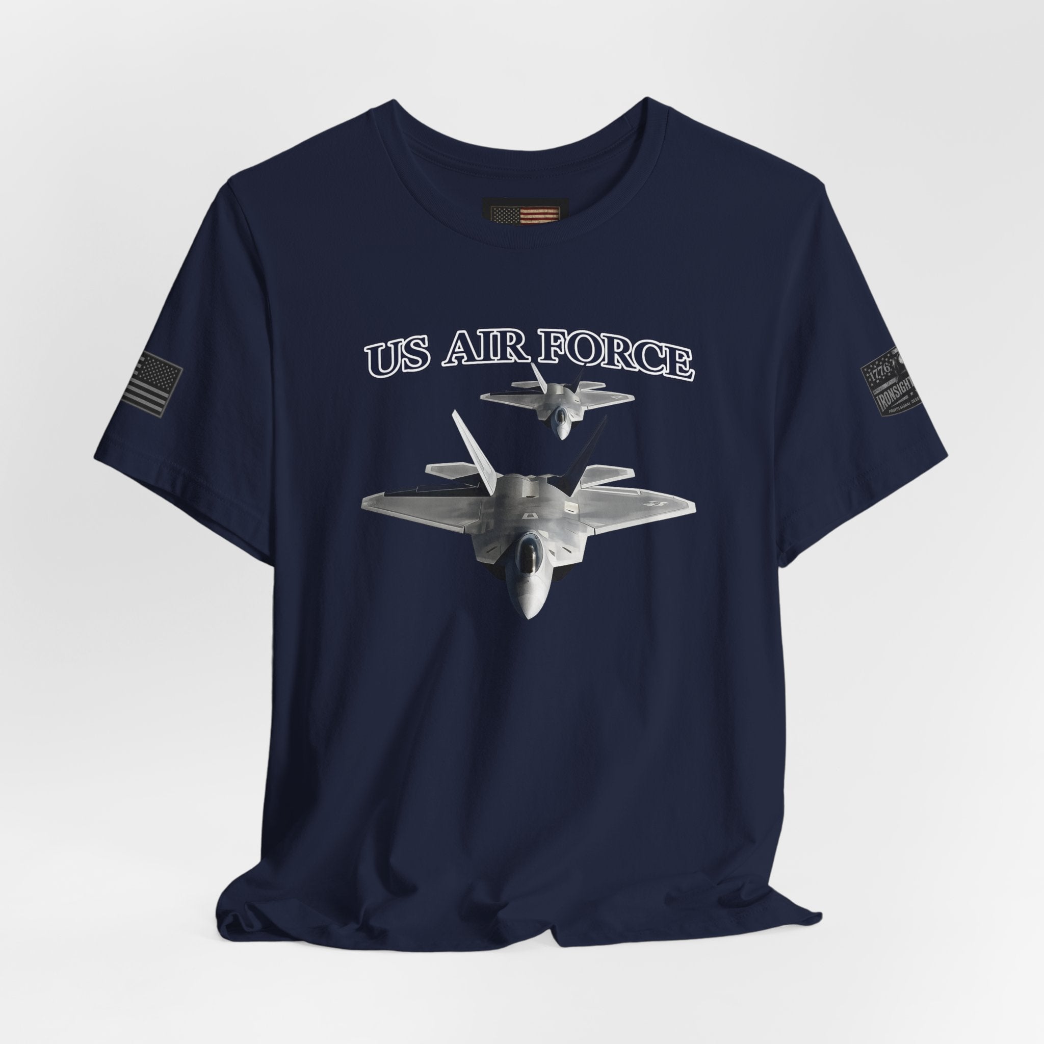 F-22 Raptor USAF Stealth Fighter Jet Graphic Tee – Premium Air Force Pride T-Shirt for Veterans & Active Duty