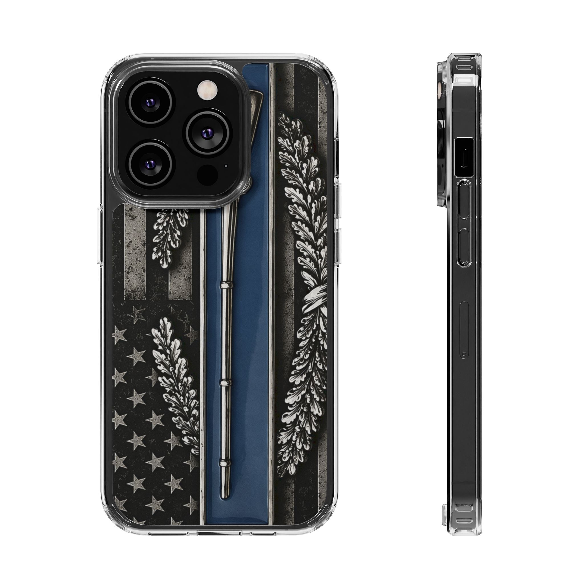 Combat Infantryman Badge Clear Impact-Resistant Phone Case
