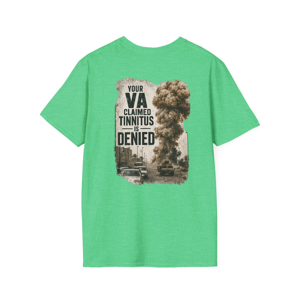 VA Tinnitus Claim Is Denied T-Shirt | Ironsight Syndicate