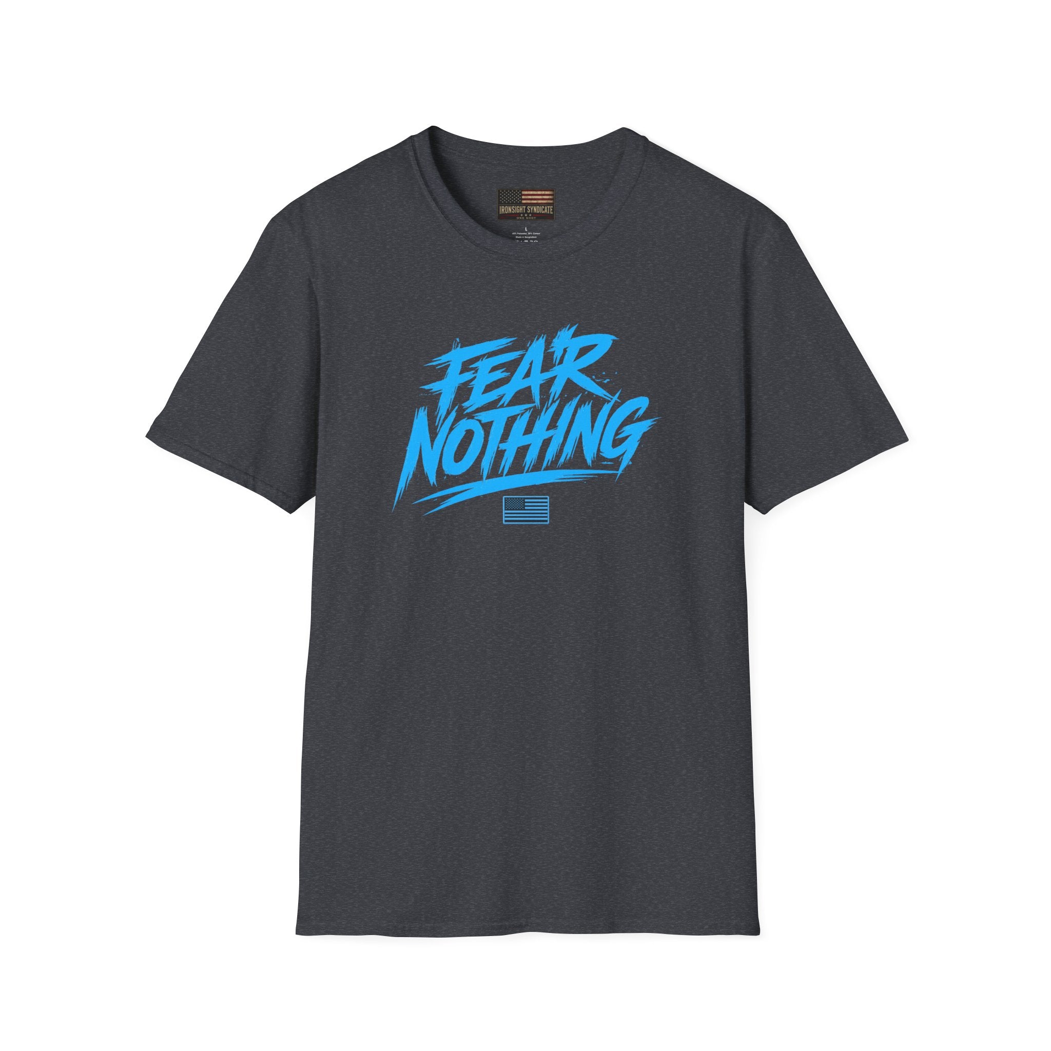 Fear Nothing/Live Fearless Blue – Premium Graphic T-Shirt - XS/S/M/L/XL/2XL/3XL/4XL/5XL | Ironsight Syndicate
