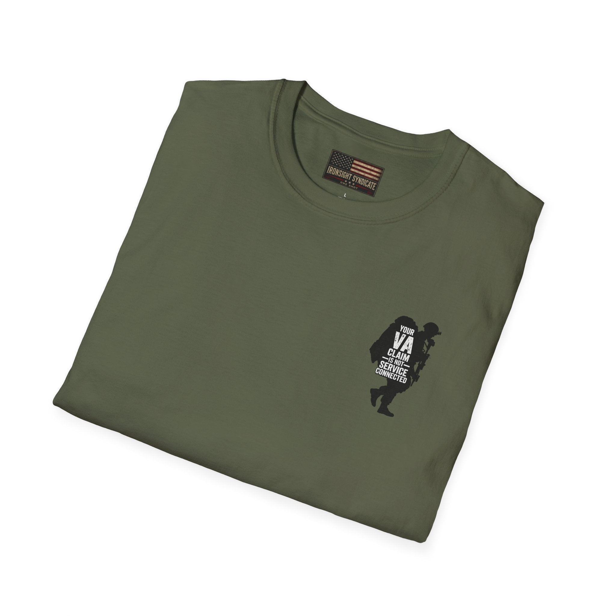 You Survived the War, Good Luck with the Paperwork T-Shirt (Black Graphic)
