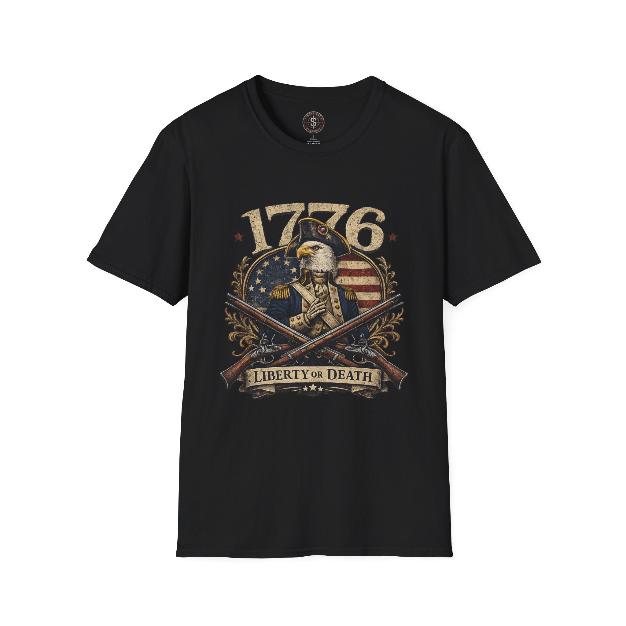 Bald Eagle 1776 Liberty or Death Tee