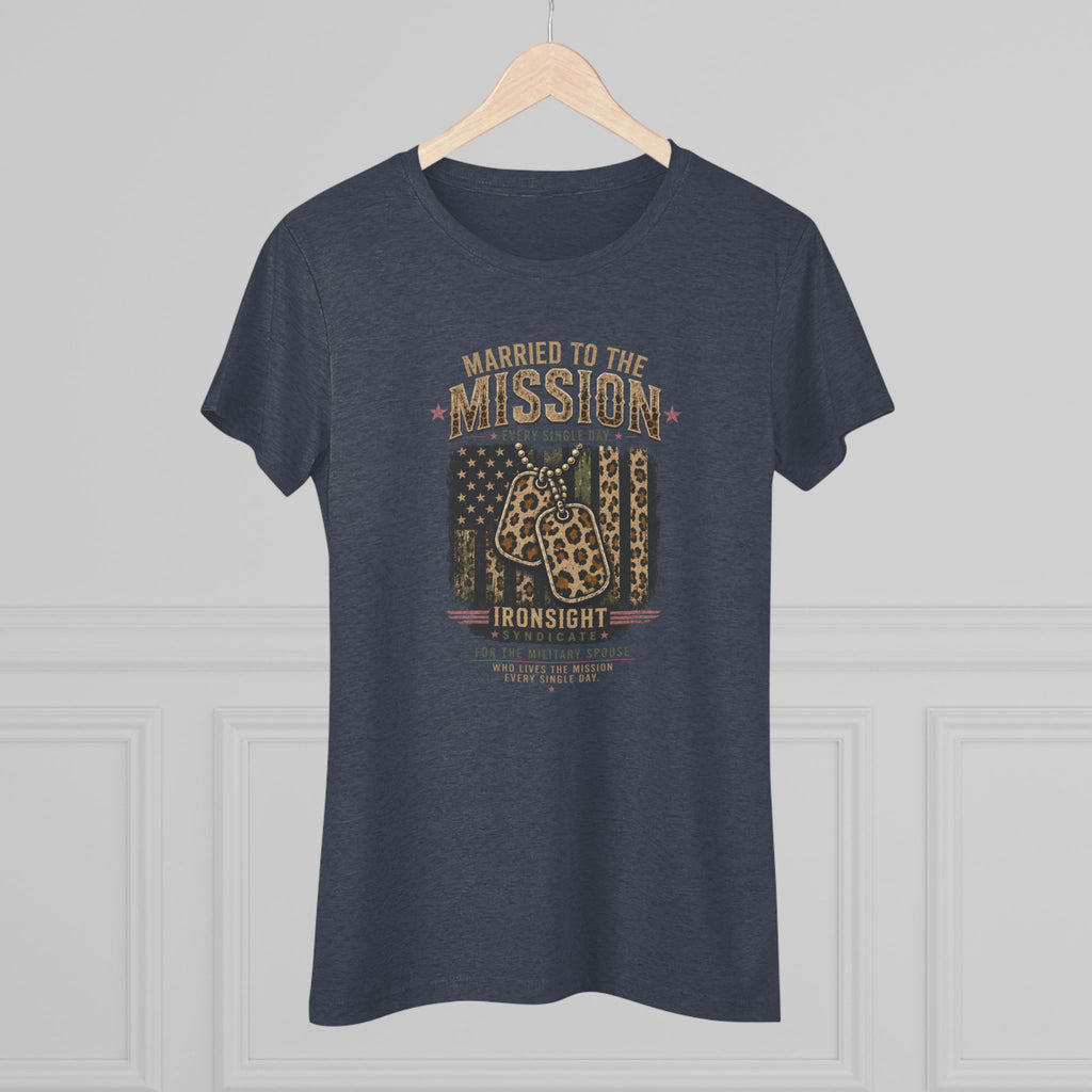 Married to the Mission Tee — Women's Military Spouse Graphic Shirt