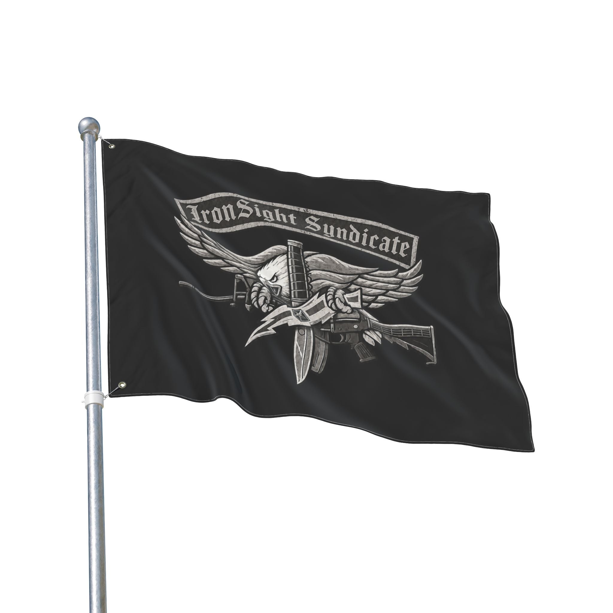 Double Sided SWAT Eagle Flag