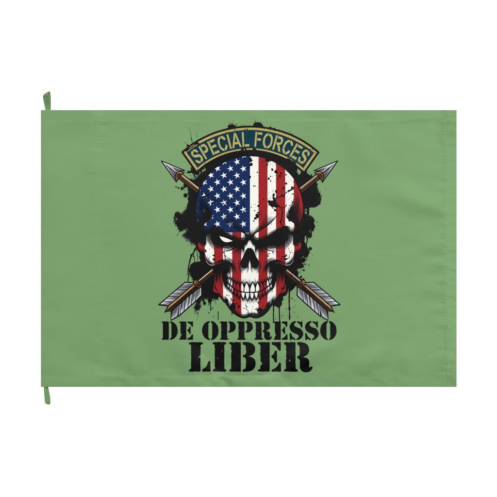 Special Forces De Oppresso Liber Skull Flag - 18 x 12 in | Ironsight Syndicate