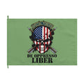 Special Forces De Oppresso Liber Skull Flag - 18 x 12 in | Ironsight Syndicate
