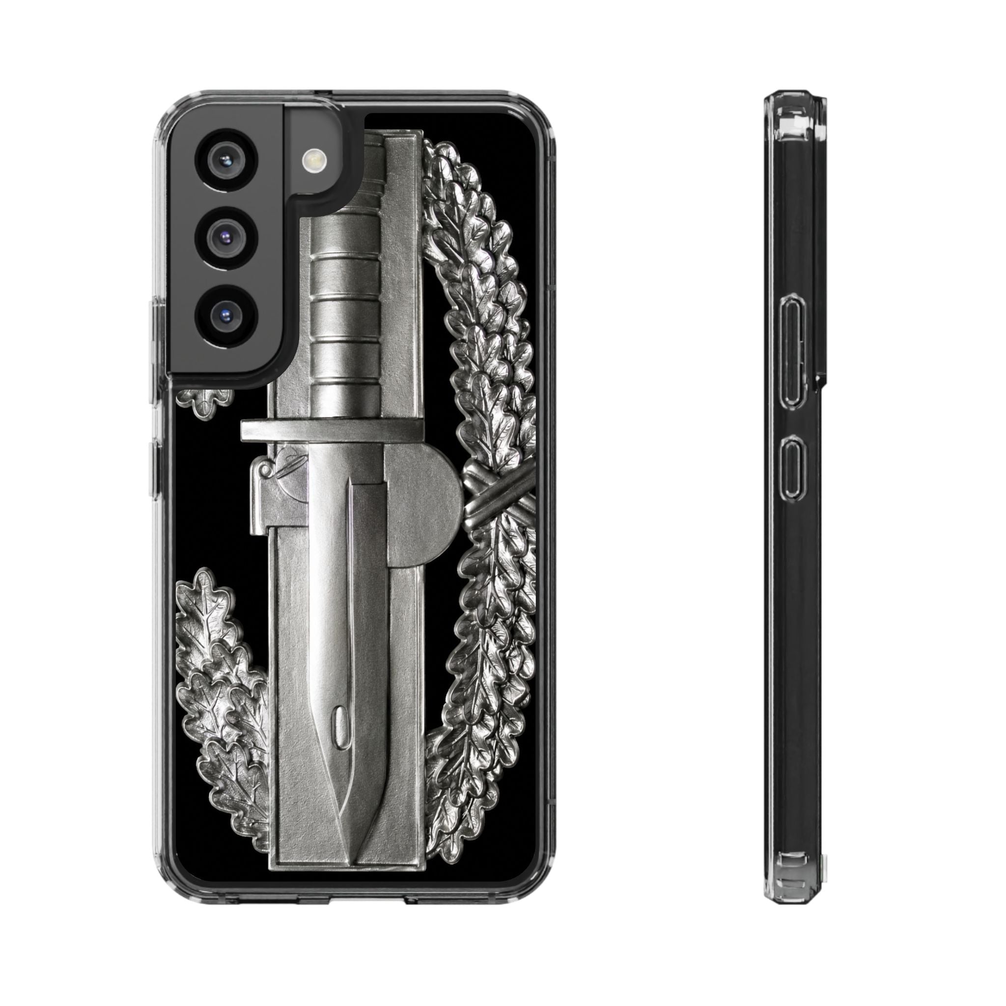 Army Combat Action Badge Clear Impact-Resistant Phone Case