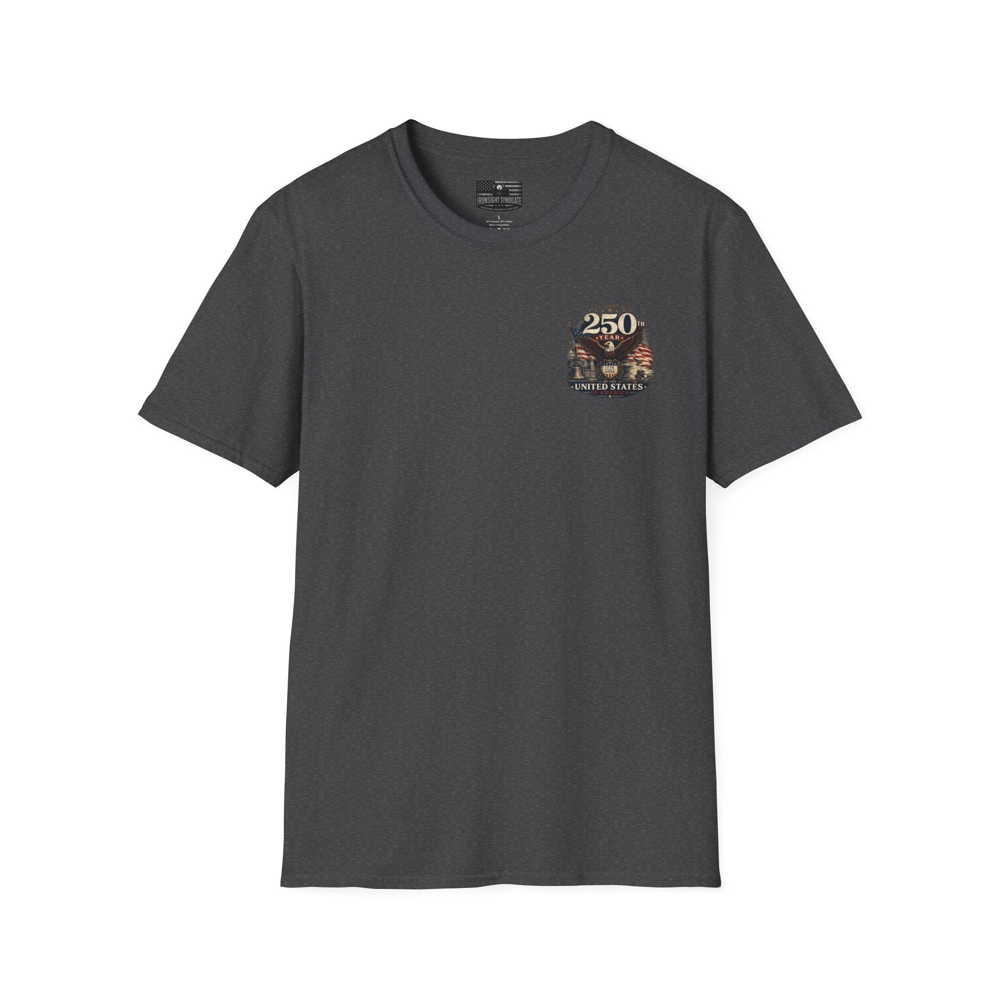 M1 Abrams Patriotic Ironsight Syndicate T-Shirt | Patriotic Military Graphic Tee for Veterans & Patriots, Adult (13 and up), unisex