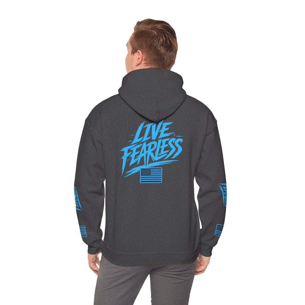 Live Fearless Hoodie | Premium Heavy Weight-Military-Inspired Patriotic Hoodie | Ironsight Syndicate