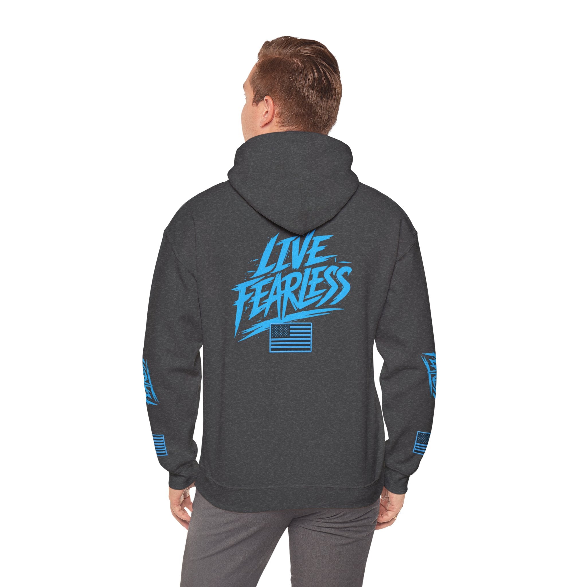 Live Fearless Hoodie | Premium Heavy Weight-Military-Inspired Patriotic Hoodie | Ironsight Syndicate
