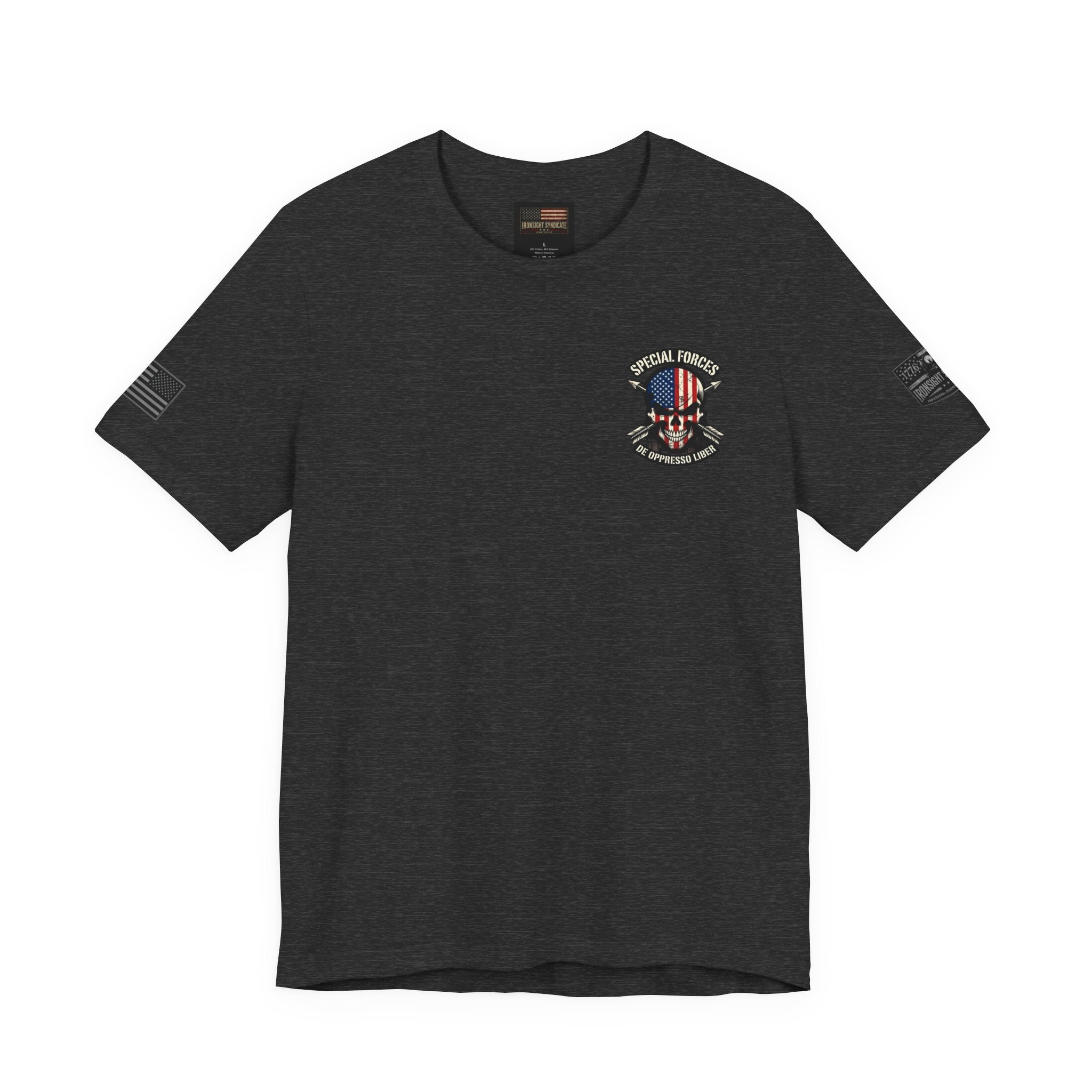 Special Forces De Oppresso Liber T-Shirt — Military Graphic Tee — Ironsight Syndicate