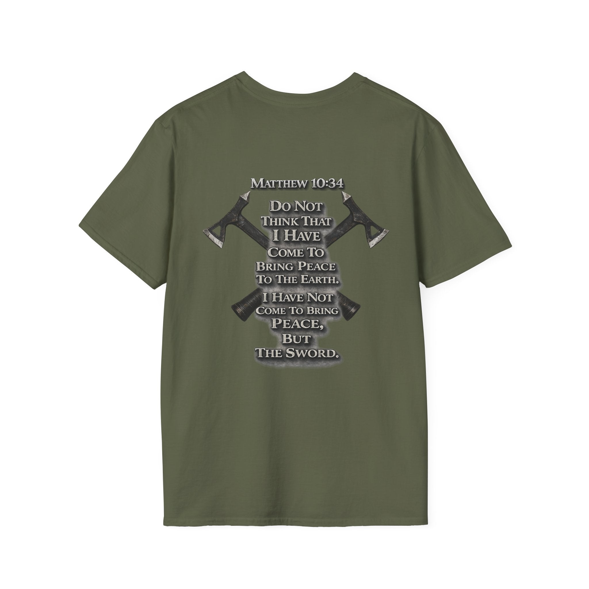 Matthew 10:34 T‑Shirt — Bring Peace to the earth Tee