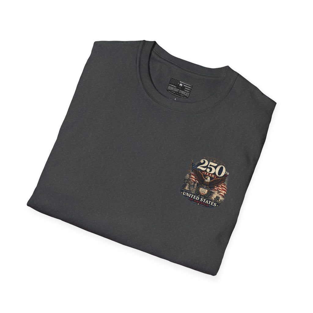 M1 Abrams Patriotic Ironsight Syndicate T-Shirt | Patriotic Military Graphic Tee for Veterans & Patriots, Adult (13 and up), unisex