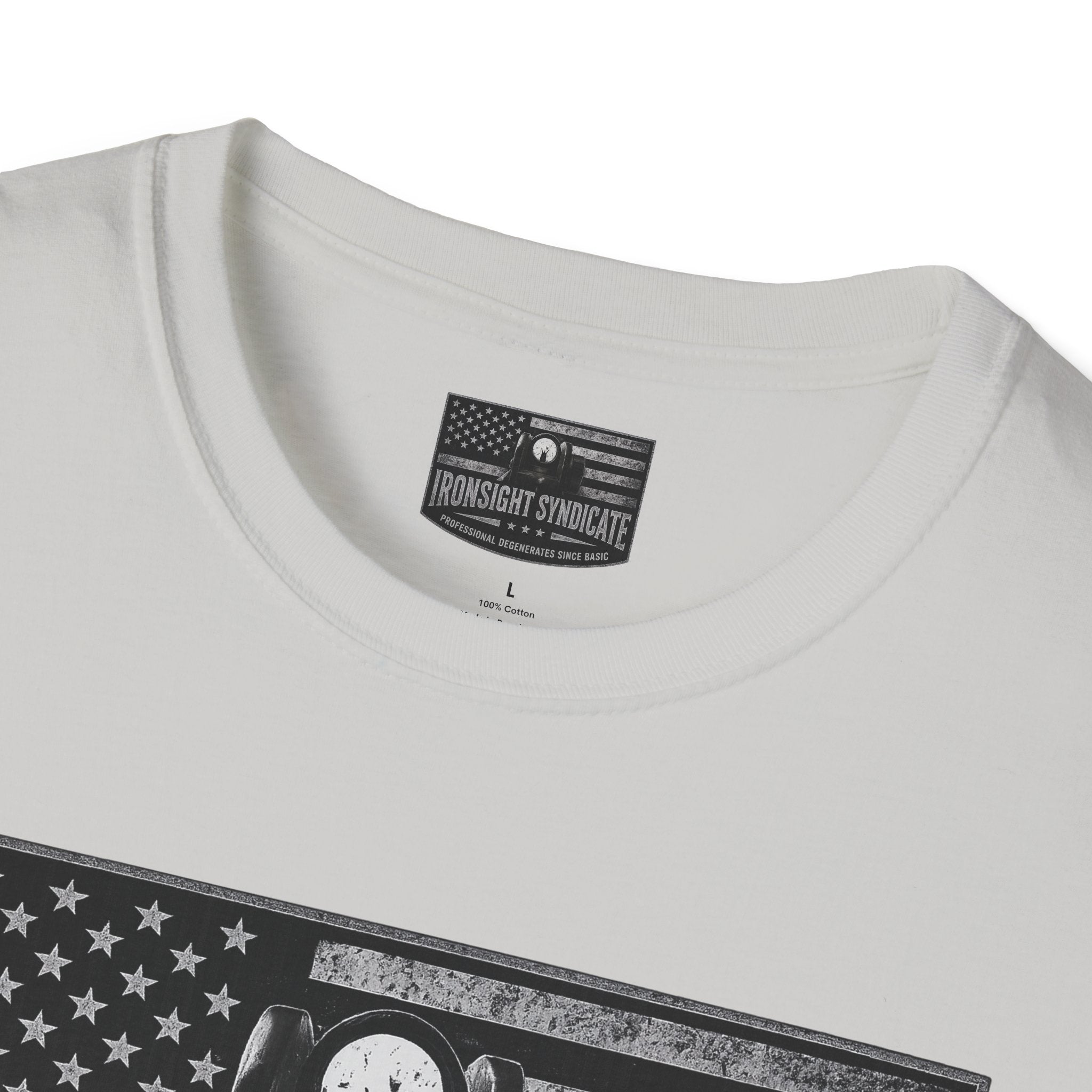 Send it 240B Gunner T-Shirt | Patriotic Military Graphic Tee for Veterans & Patriots, Adult (13 and up), unisex