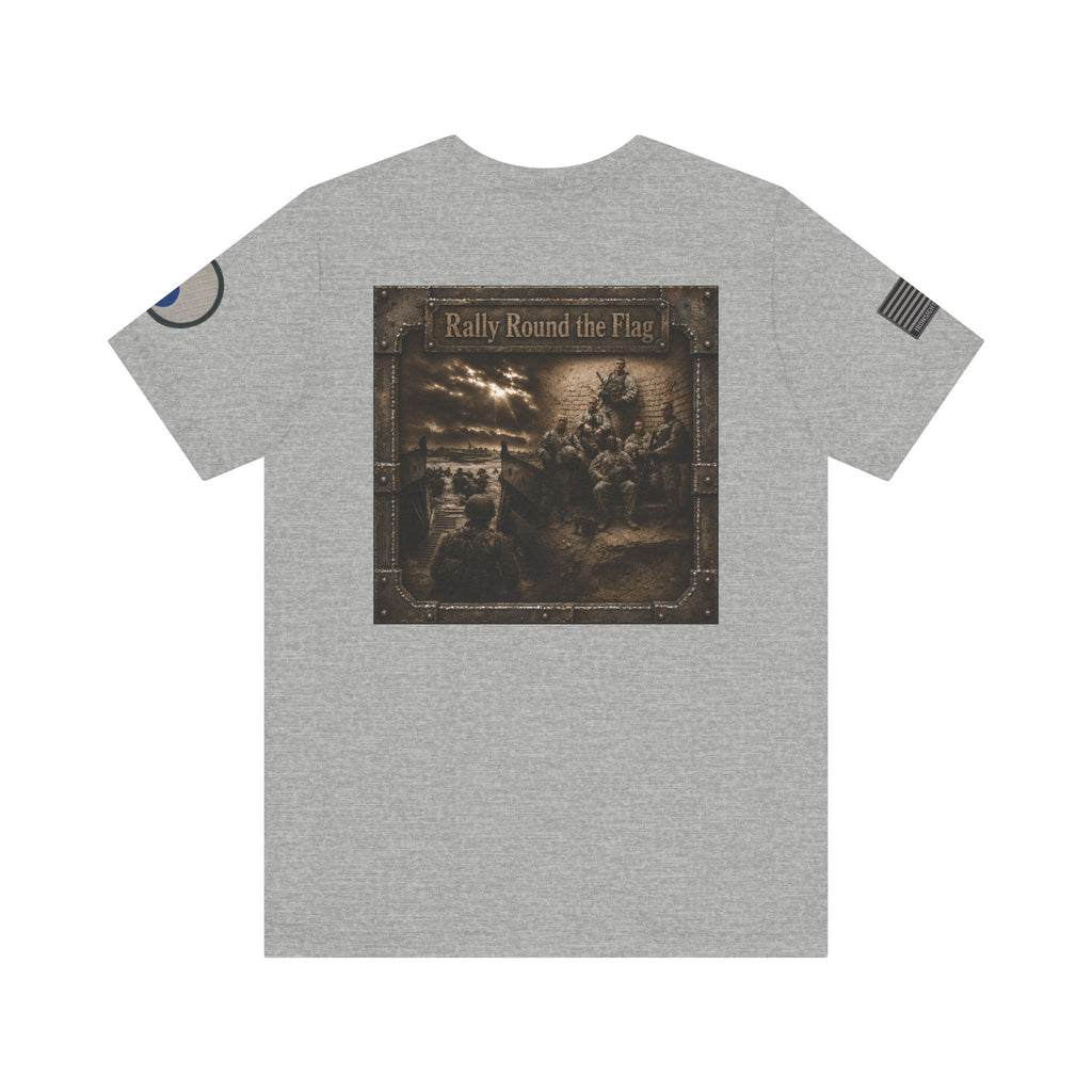 29th Infantry Division 1-115th Infantry Regiment T-Shirt | Patriotic Military Graphic Tee for Veterans & Patriots, Adult (13 and up), unisex
