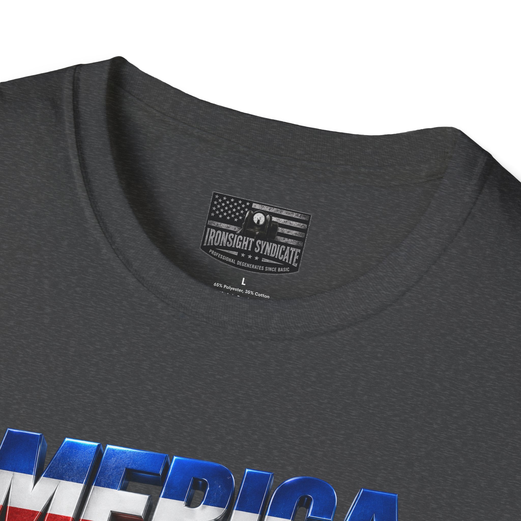 Merican Eagle T-Shirt | Patriotic Military Graphic Tee for Veterans & Patriots, Adult (13 and up), unisex